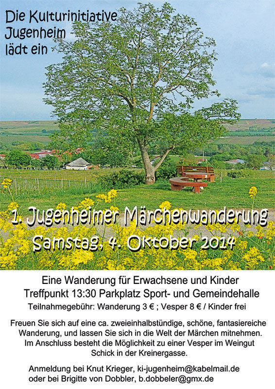 1. Jugenheimer Märchenwanderung Plakat