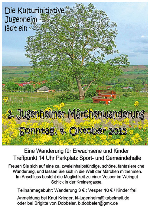 2. Jugenheimer Märchenwanderung Plakat